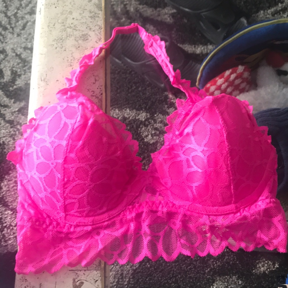 PINK padded bralette